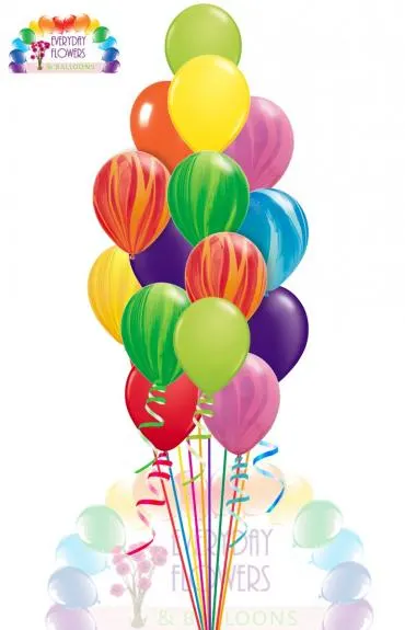 multicolored balloons