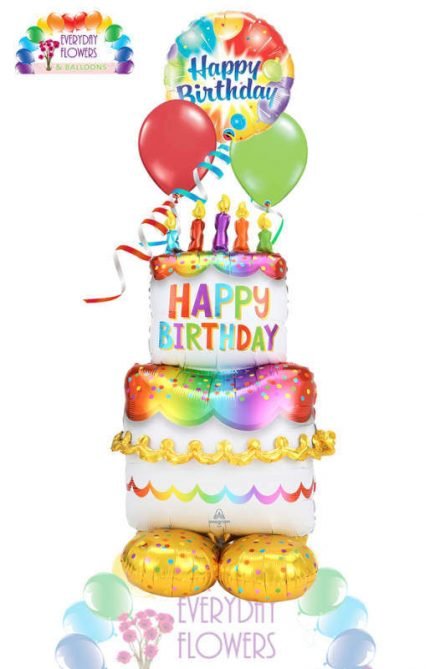 birthday cake balloons