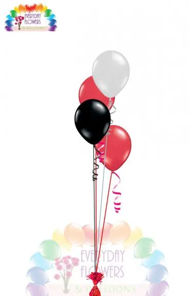 four balloons