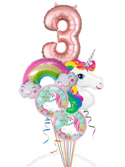 UNICORN CHROME BALLOON AGE
