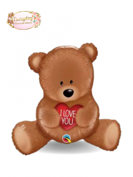 35″ I LOVE YOU TEDDY BEAR BALLOON for Mother’s Day