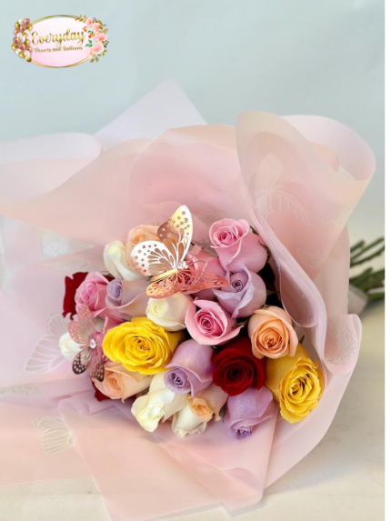 Roses and a Butterflies for Mother’s Day