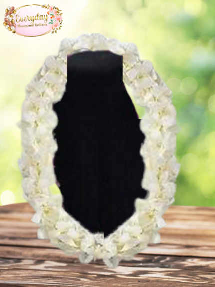 Graduation Lei –White