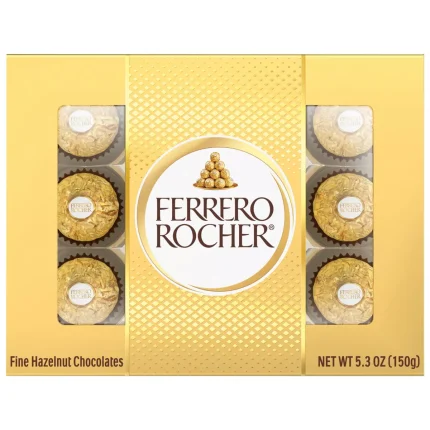 Ferrero Rocher Fine Hazelnut Chocolates - 5.3oz
