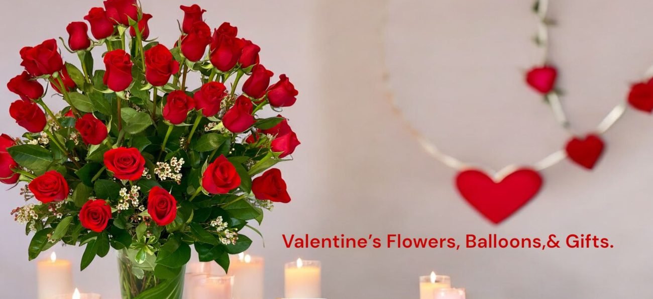 Valentine’s Flowers, Balloons, and Gifts Collection