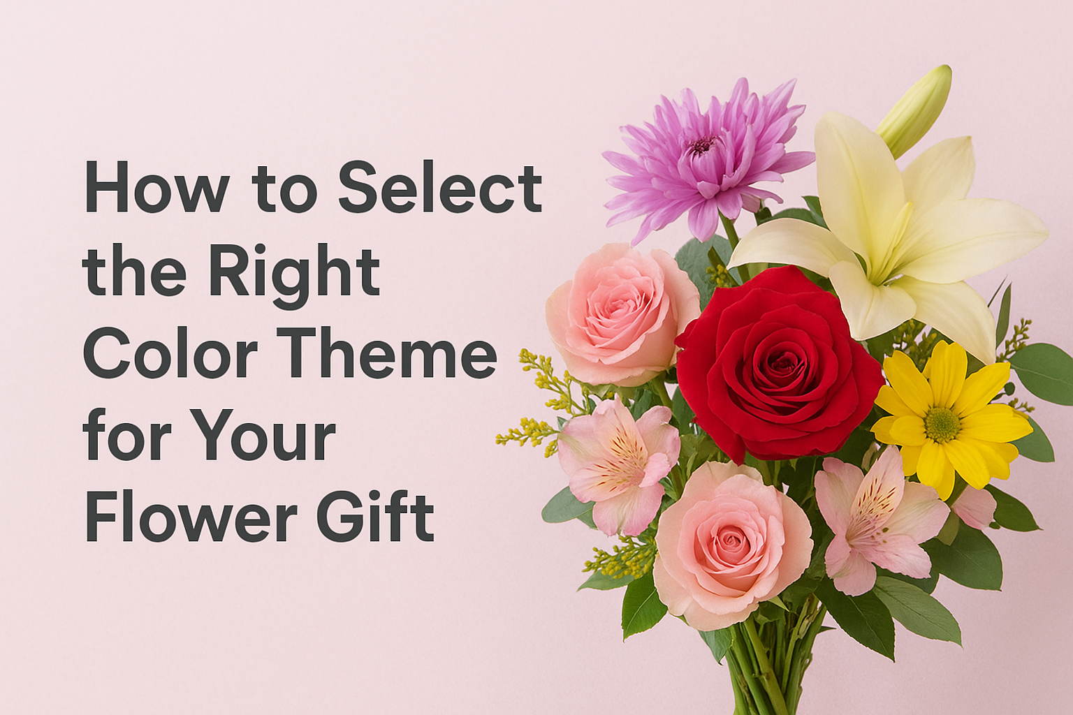 How to Select the Right Color Theme for Your Flower Gift