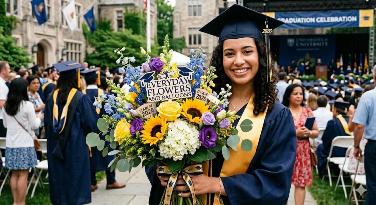 graduation flower bouquet