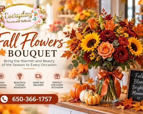 Fall flowers bouquet