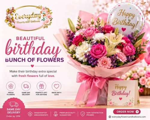 birthday bunch of flowers