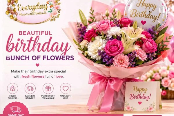 birthday bunch of flowers